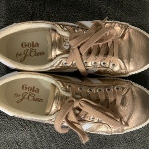 Gola rose gold sneakers